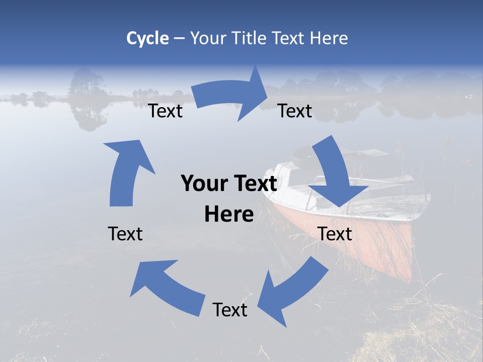 Nature Lac Paysage PowerPoint Template