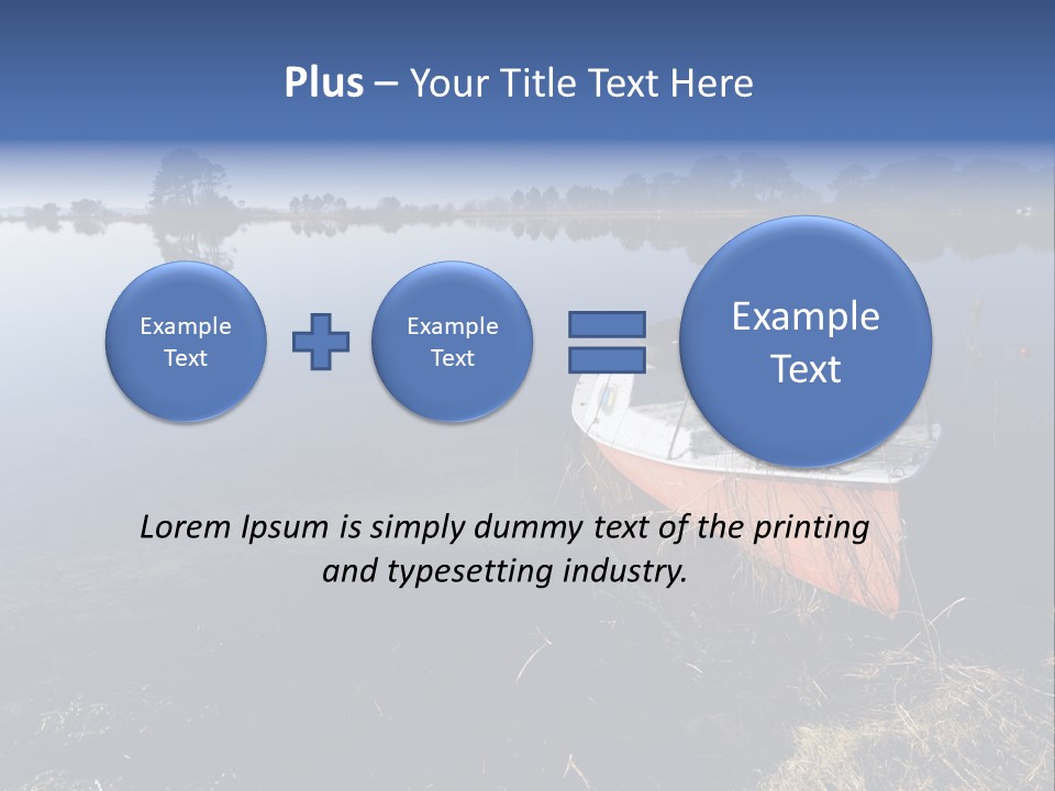 Nature Lac Paysage PowerPoint Template