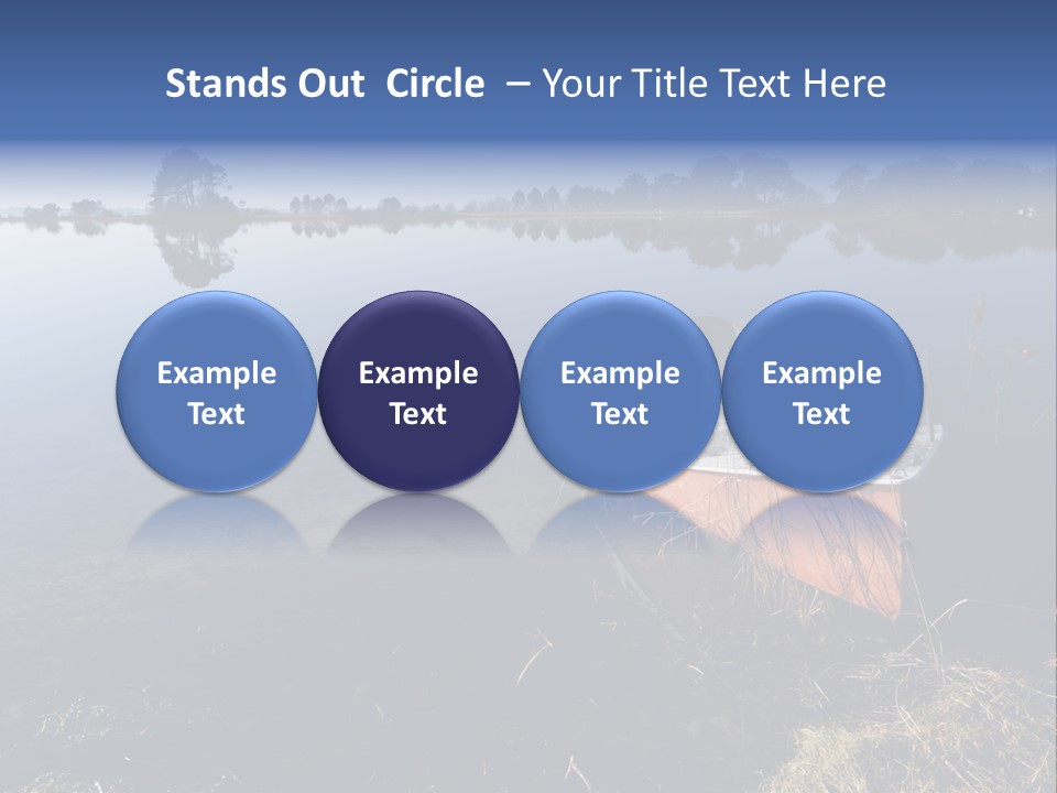 Nature Lac Paysage PowerPoint Template