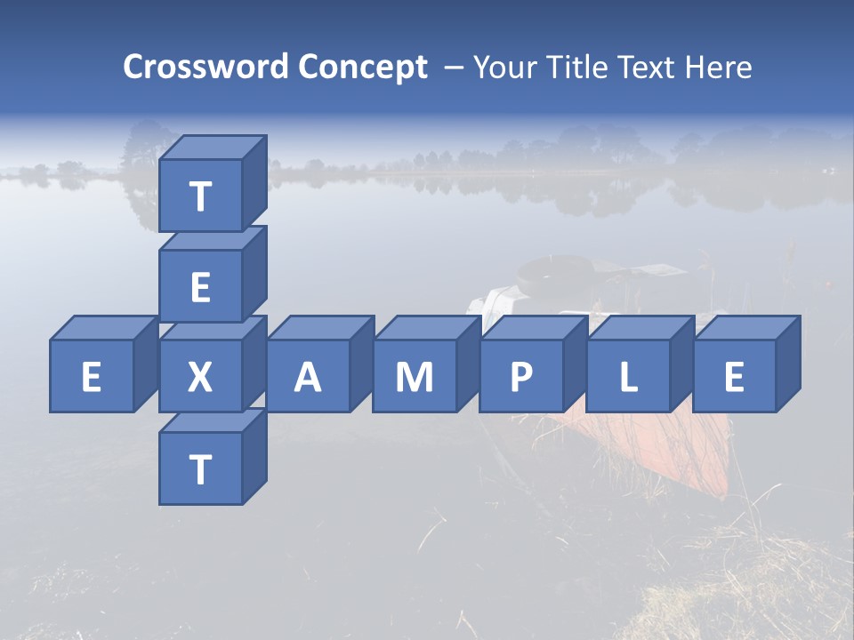 Nature Lac Paysage PowerPoint Template