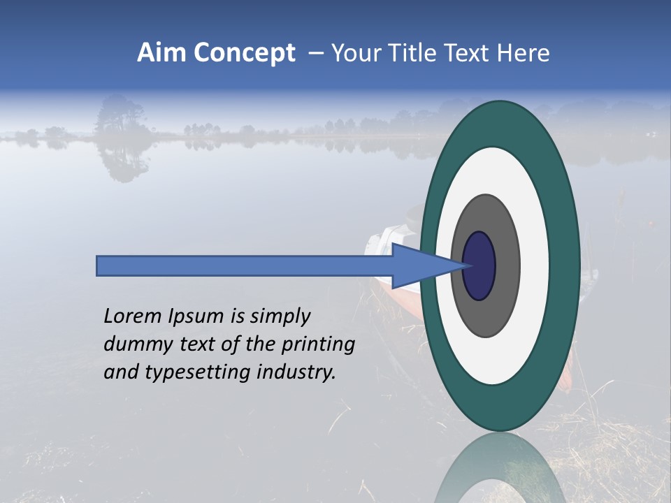 Nature Lac Paysage PowerPoint Template