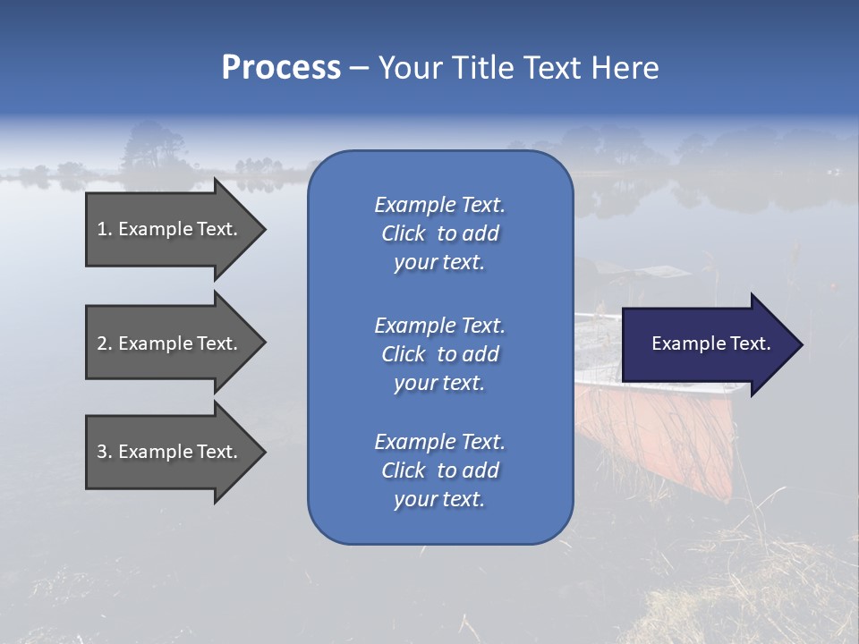 Nature Lac Paysage PowerPoint Template