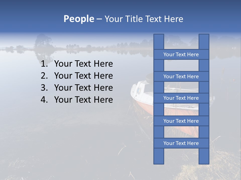 Nature Lac Paysage PowerPoint Template