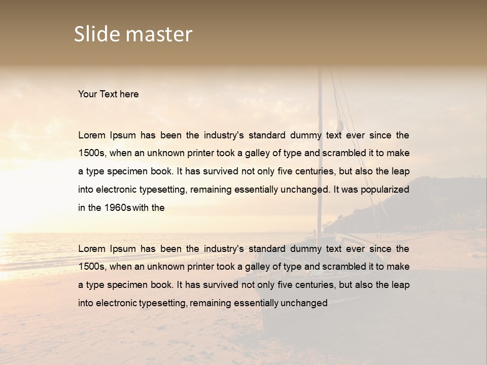 Mer Chaud Madagascar PowerPoint Template