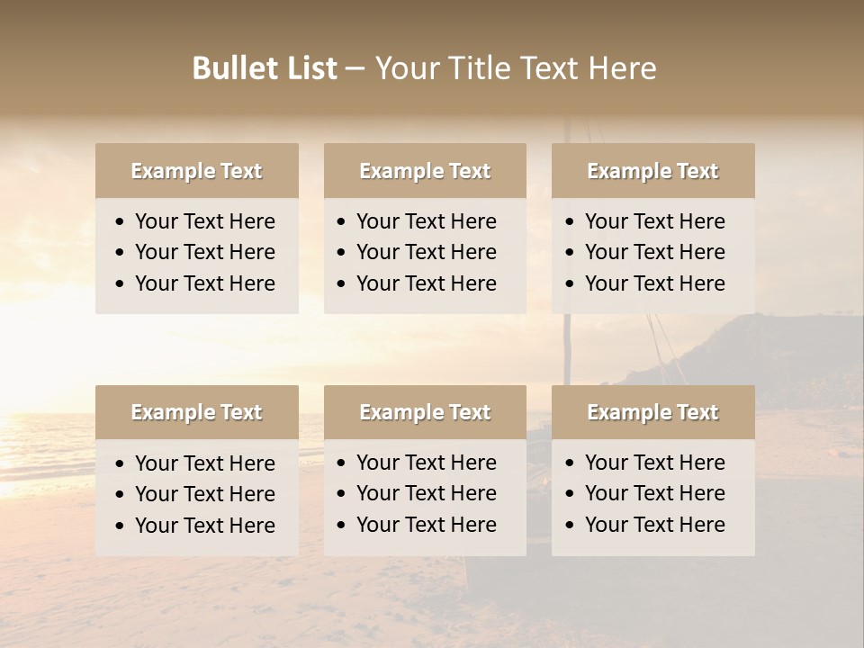 Mer Chaud Madagascar PowerPoint Template