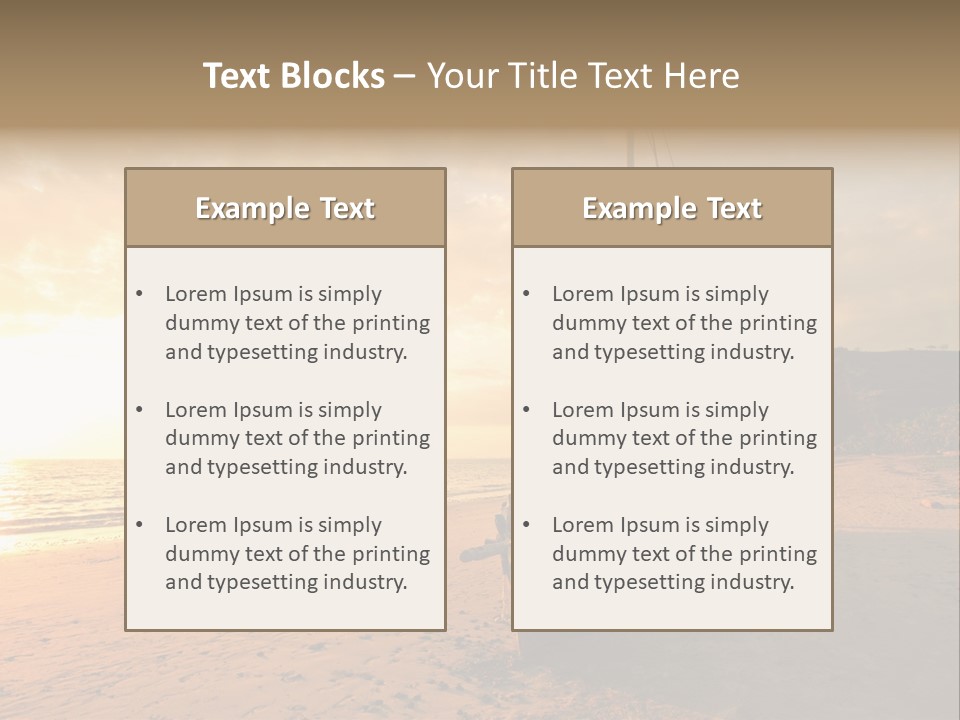 Mer Chaud Madagascar PowerPoint Template