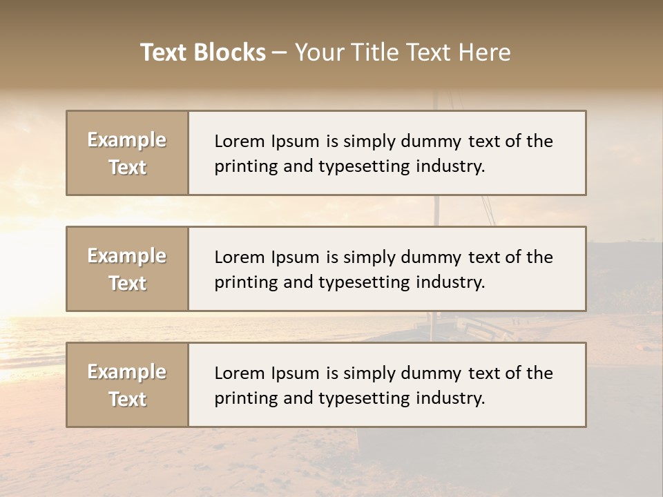 Mer Chaud Madagascar PowerPoint Template