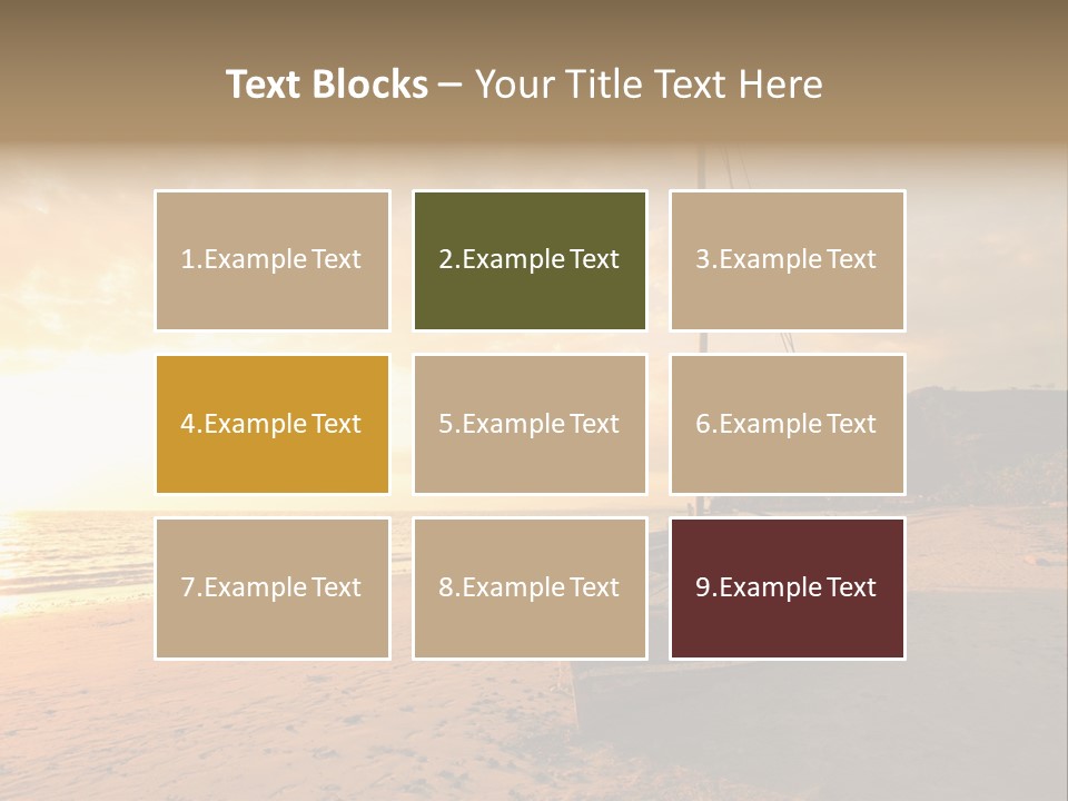 Mer Chaud Madagascar PowerPoint Template