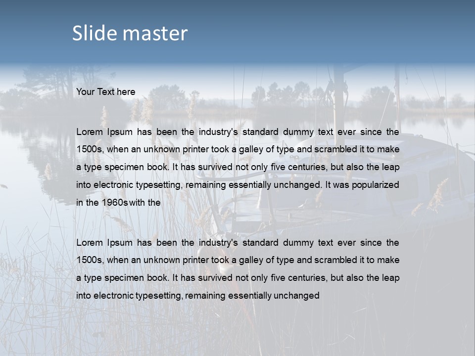 Tourisme Paysage Voyage PowerPoint Template