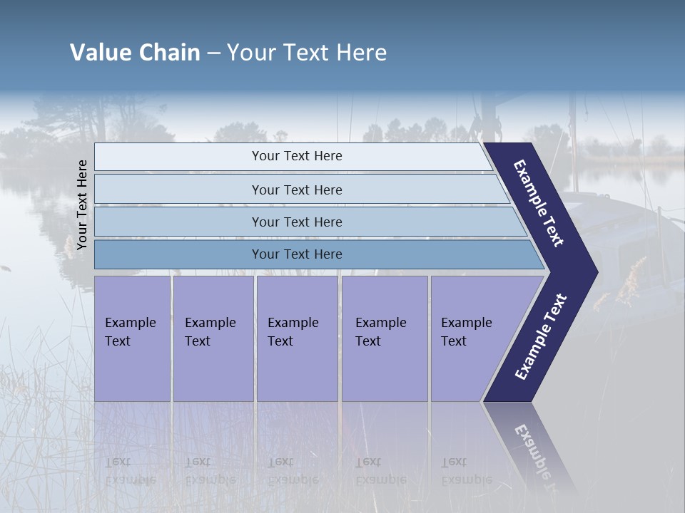 Tourisme Paysage Voyage PowerPoint Template