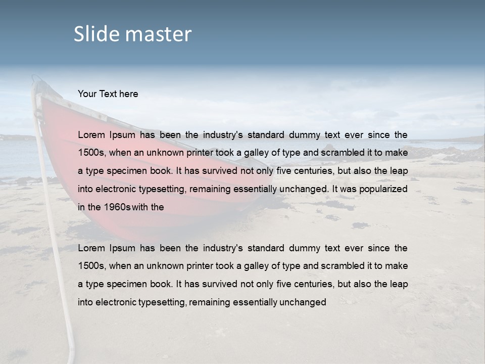 Outdoors Idyllic Landscape PowerPoint Template