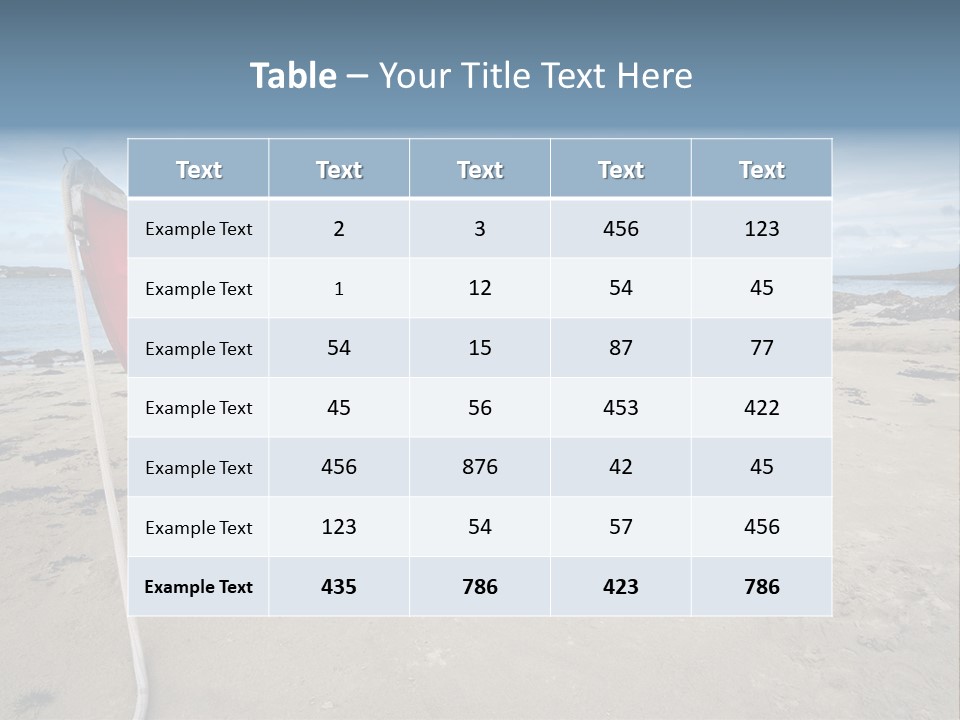 Outdoors Idyllic Landscape PowerPoint Template