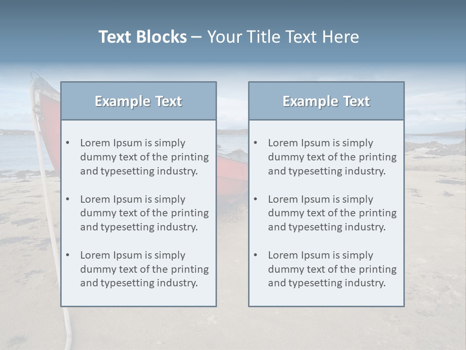 Outdoors Idyllic Landscape PowerPoint Template