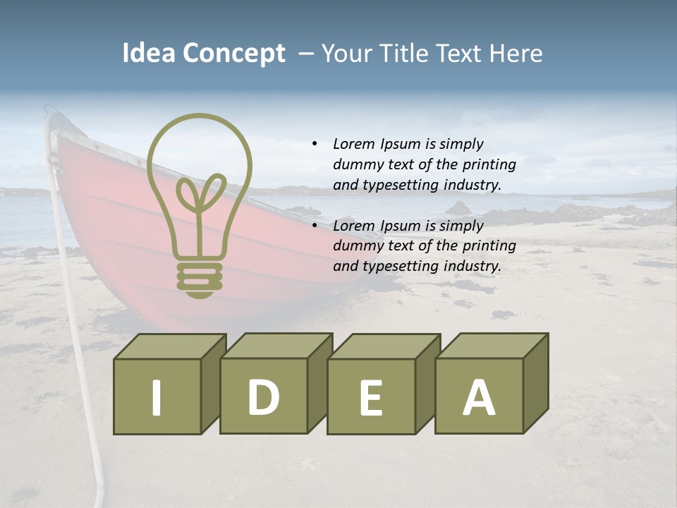 Outdoors Idyllic Landscape PowerPoint Template