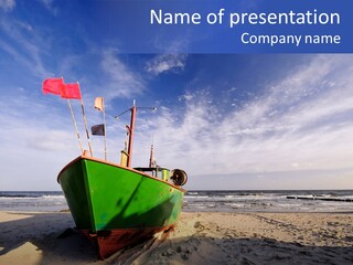 Ostsee Polen Muscheln PowerPoint Template