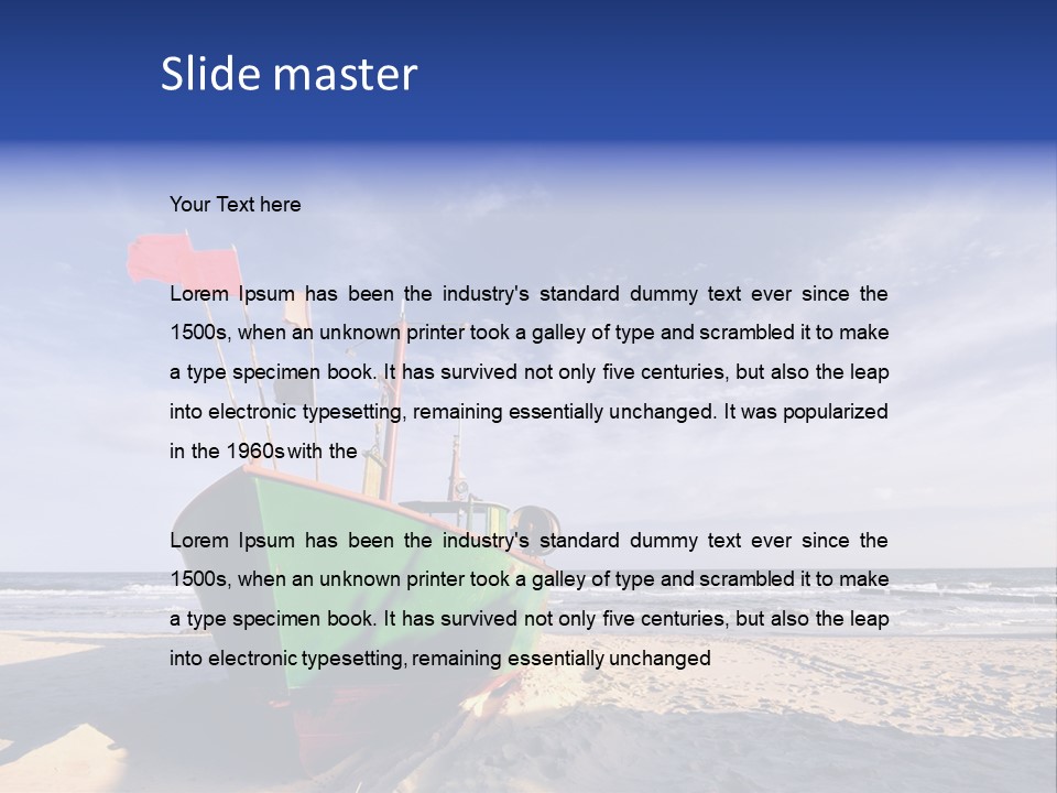 Ostsee Polen Muscheln PowerPoint Template