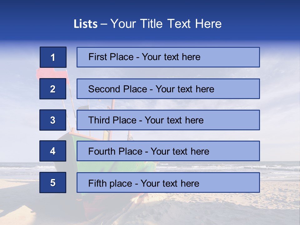 Ostsee Polen Muscheln PowerPoint Template