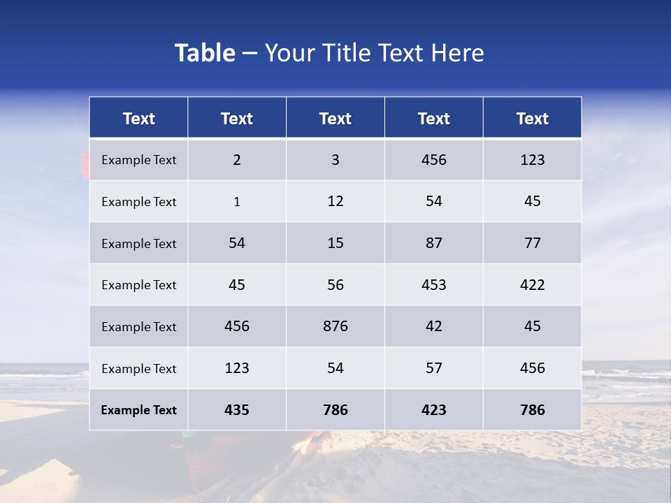 Ostsee Polen Muscheln PowerPoint Template