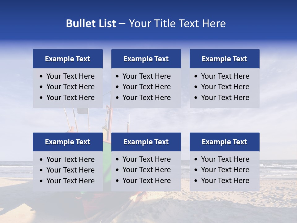 Ostsee Polen Muscheln PowerPoint Template