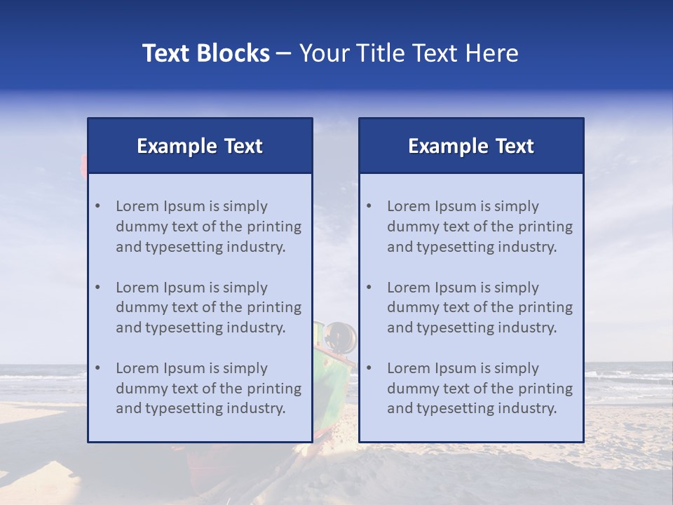 Ostsee Polen Muscheln PowerPoint Template