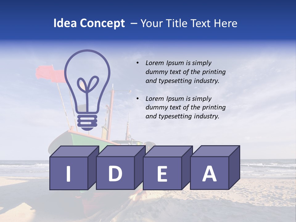 Ostsee Polen Muscheln PowerPoint Template