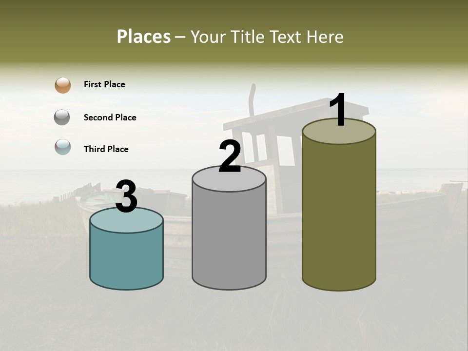 Meer Landschaft Nord PowerPoint Template