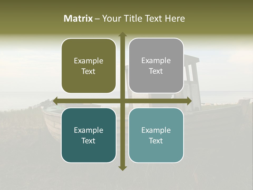 Meer Landschaft Nord PowerPoint Template