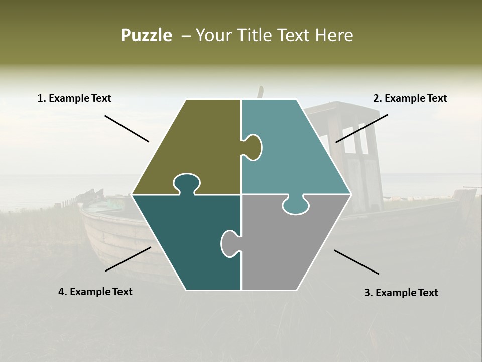 Meer Landschaft Nord PowerPoint Template