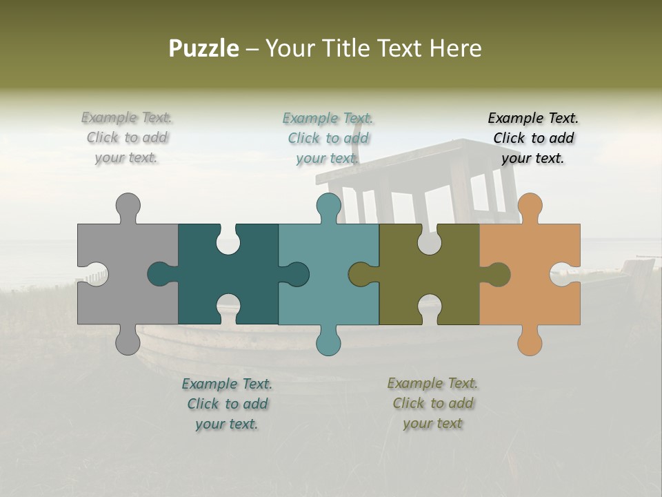 Meer Landschaft Nord PowerPoint Template