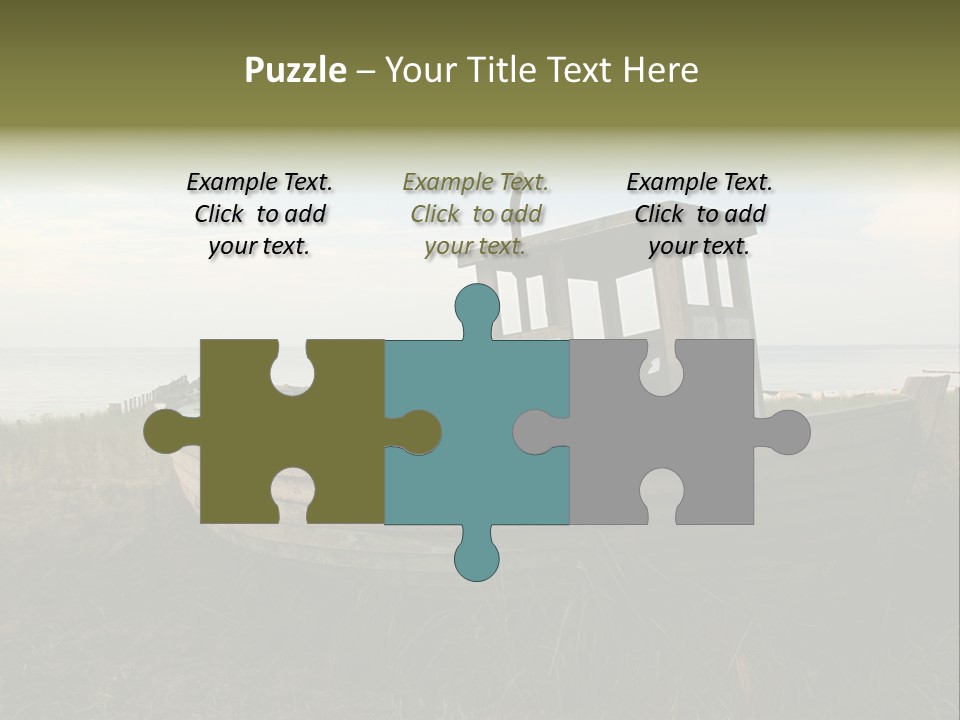 Meer Landschaft Nord PowerPoint Template