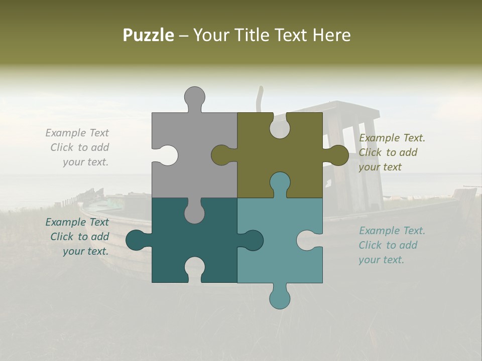 Meer Landschaft Nord PowerPoint Template