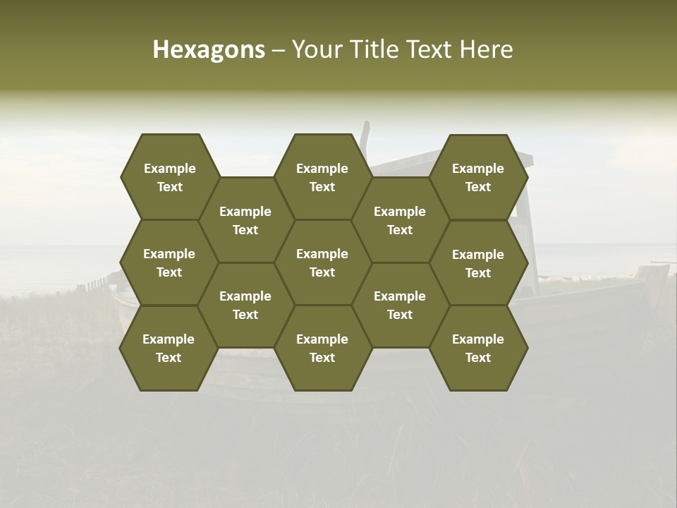 Meer Landschaft Nord PowerPoint Template