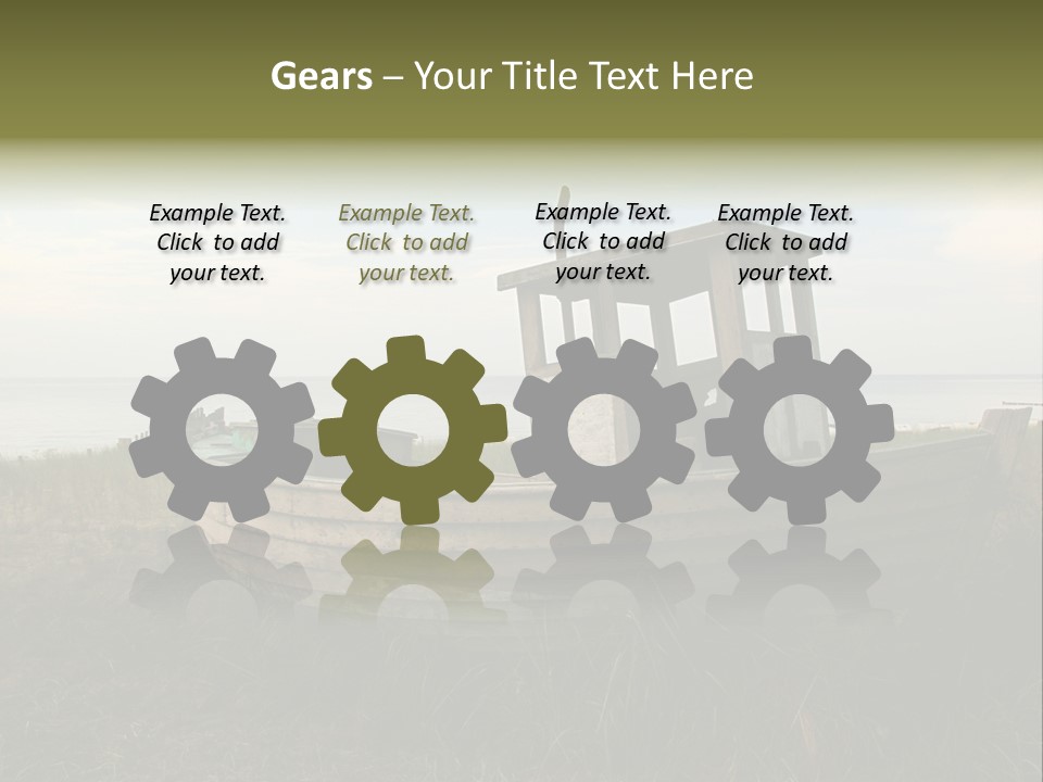 Meer Landschaft Nord PowerPoint Template