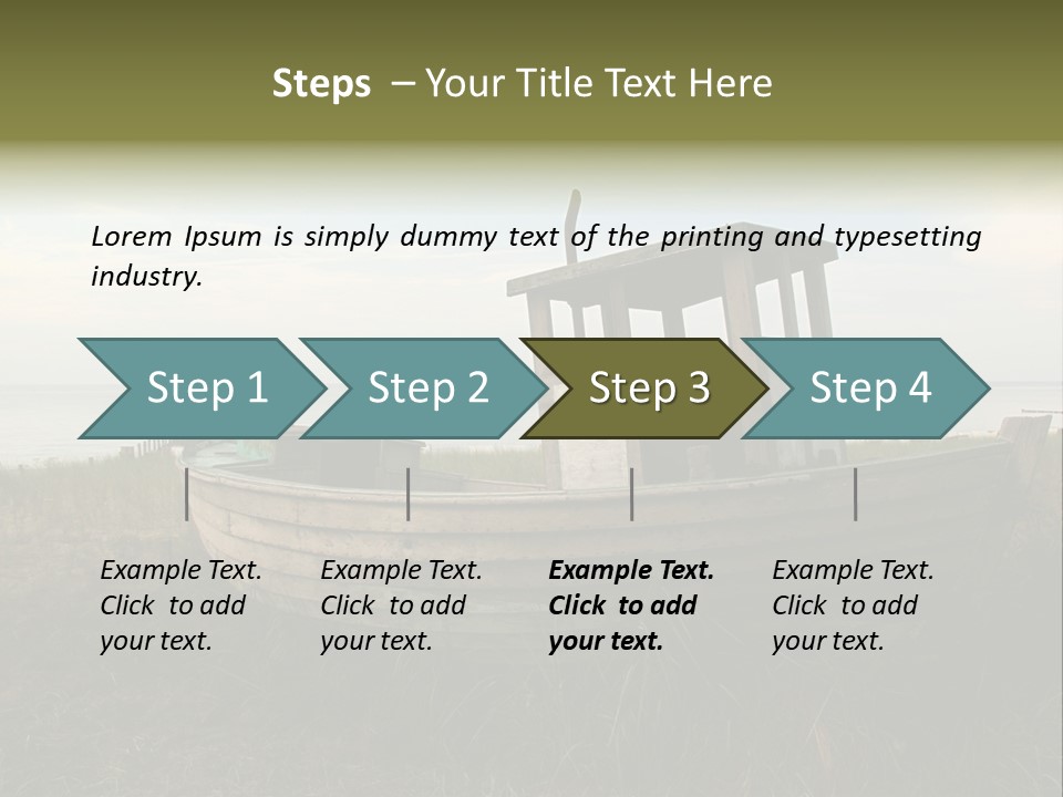 Meer Landschaft Nord PowerPoint Template