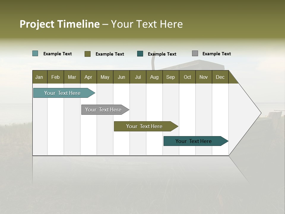 Meer Landschaft Nord PowerPoint Template