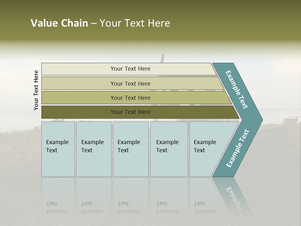 Meer Landschaft Nord PowerPoint Template