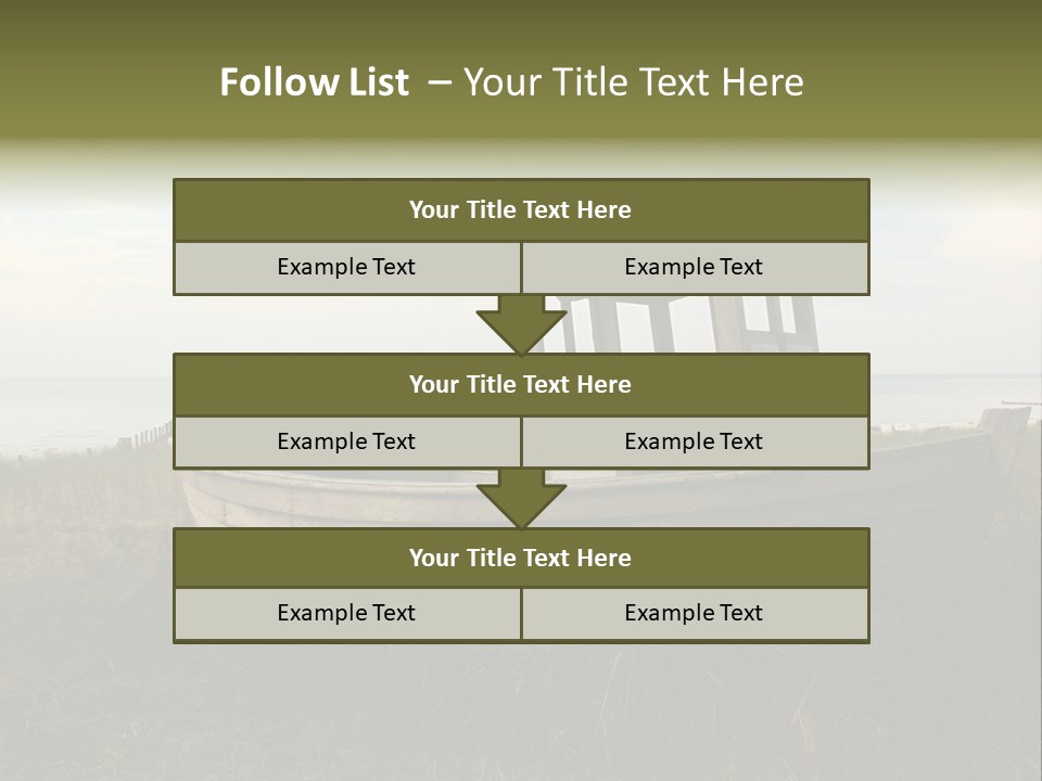 Meer Landschaft Nord PowerPoint Template