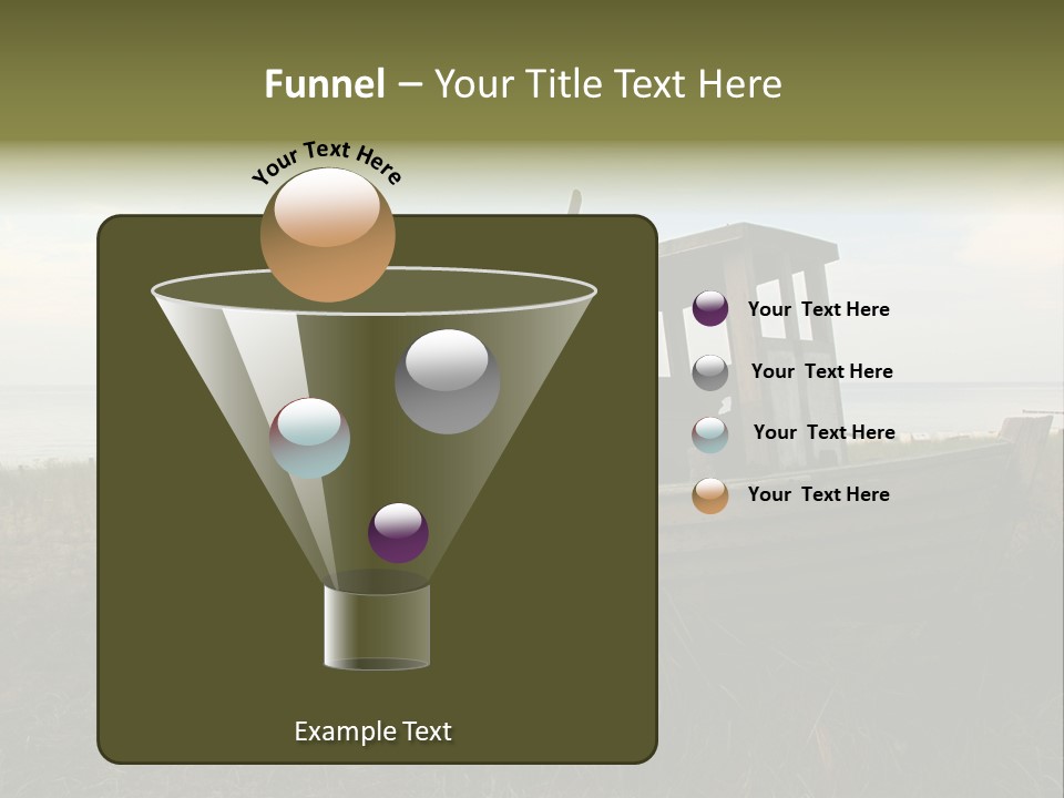 Meer Landschaft Nord PowerPoint Template