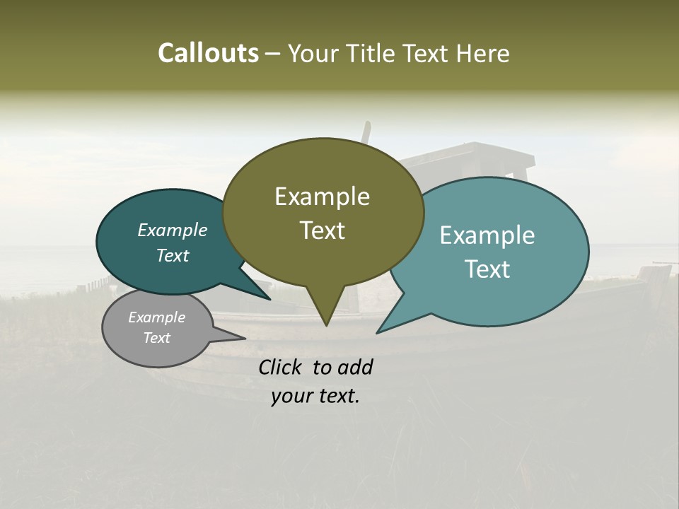 Meer Landschaft Nord PowerPoint Template