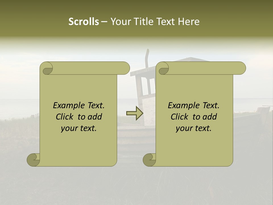 Meer Landschaft Nord PowerPoint Template