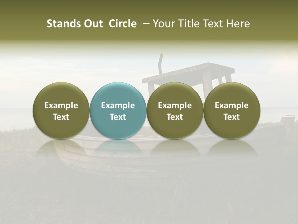 Meer Landschaft Nord PowerPoint Template