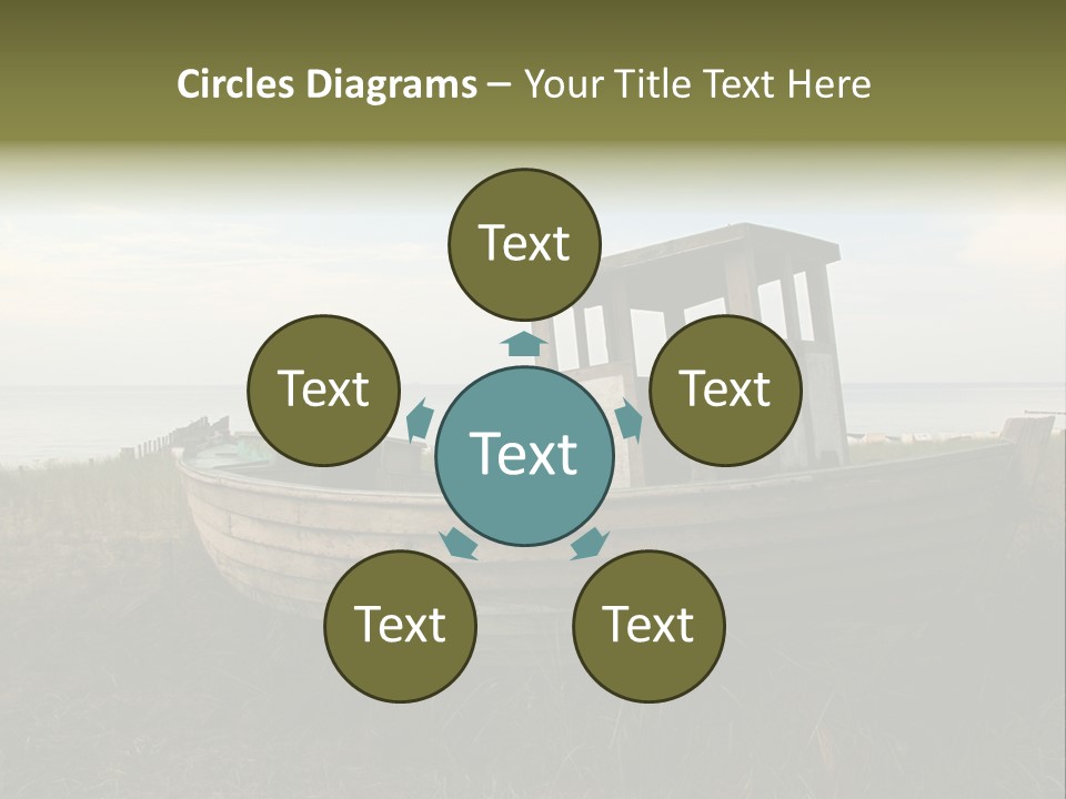 Meer Landschaft Nord PowerPoint Template