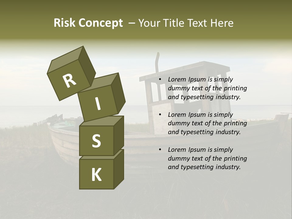 Meer Landschaft Nord PowerPoint Template