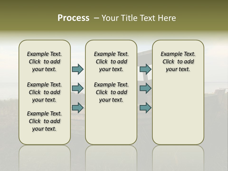 Meer Landschaft Nord PowerPoint Template