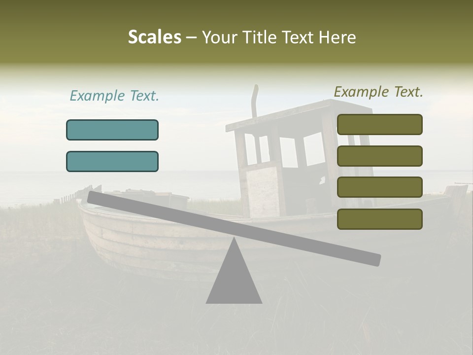 Meer Landschaft Nord PowerPoint Template