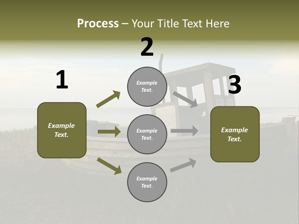 Meer Landschaft Nord PowerPoint Template