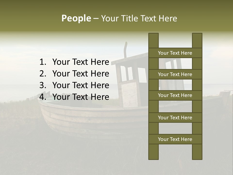 Meer Landschaft Nord PowerPoint Template