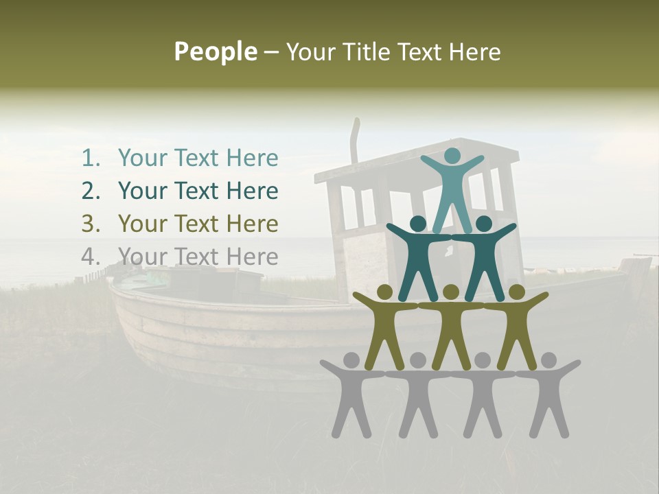 Meer Landschaft Nord PowerPoint Template