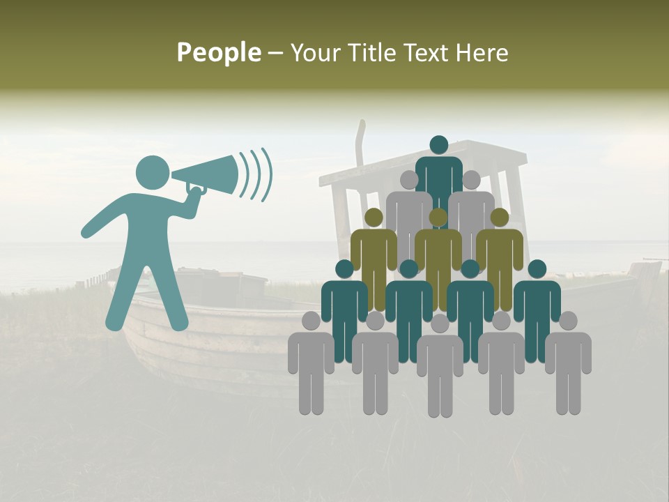 Meer Landschaft Nord PowerPoint Template