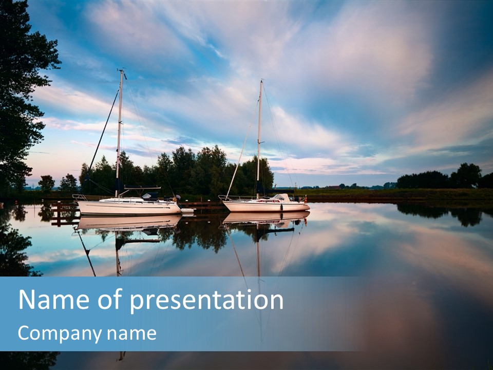 Scenics Water Lake PowerPoint Template